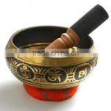 High Quality Om Mane Padhme Hun Meditation Tibetan Singing Bowl thumbnail-5