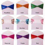 Bronzing Spandex Chair Band With Round Plastic Buckle thumbnail-1