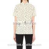 2016 New Design Ladies Woven Cheap Shirt Made in China thumbnail-1