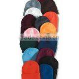 Plain Export Double Layer Pure Color Cheap Winter Warm Hats Factory thumbnail-1
