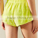 MGOO Wholesale Solid Color Booty Shorts Women Velour Relaxed-fit Shorty Short With Dolphin Hems thumbnail-3