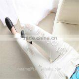 New Women's Fashion Straight Jeans Ripped Holes Female Long Term Mid Waist Cotton Washed Denim Pants thumbnail-2