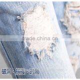 2016 New Fashion Women Slim Jeans Blue Jeans Female Stretch Pencil Jeans Female Hole thumbnail-3