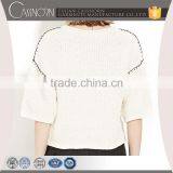 100% Cotton Fashion Waffle-knit Hoodie Sweater thumbnail-2