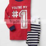 Boys Number One Printed Pajama Set thumbnail-1