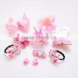 S17161A Lovely Hair Accessories Bow Fashion Baby Pins Hair Decoration Set thumbnail-5
