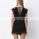 Runwaylover 5192 Europea Hot Sale Sexy Ladies See-through Sexy Playsuit thumbnail-4