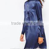 Relaxed Fit Point Collar Point Collar Print Pajama Fashion Lady Pajama thumbnail-4