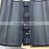 Latex Waist Trainer Zipper Up Waist Trainer Corset Rubber Cincher Silmming Workout Postpartum Waist Body Shaper thumbnail-4