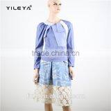 2016 Pre-fall Collection Long Sleeve Women New Blouse Neck Design thumbnail-1