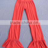 Factory OEM Custom Women New Design Yoga Pants Ruffle Capri Leggings Sportswear Activewear thumbnail-4