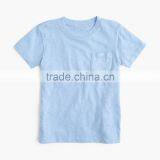 Wholesale Comfortable Custom Design Baby Clothes 2017 Boys' Slub Pocket T-shirt New Style Plain Children Clothing thumbnail-2