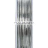 Copper Beading Wire Thread Cord Round Silver Tone 1mm Dia. , 2 Rolls thumbnail-2