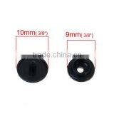 Bulk Sale Black Plastic Snap Fastener Buttons thumbnail-2