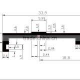 ABS Extrusion Part for Track Light thumbnail-1