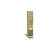 Shop 2 Way Freestanding Garment MDF Slatwall Display Units With Adjustable Shelves