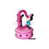 Mickey & Minnie Resin Music Box thumbnail-1