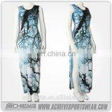 100% Polyester Sleeveless Long Dress thumbnail-1