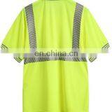 Hi Vis Garment Reflective Work Safety Short Sleeve Polo t Shirt thumbnail-2