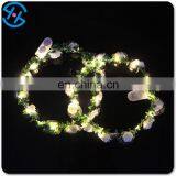 LED Lighting Floral Crown Rose Flower for Party