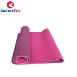 CreateFun New Product Printed Non-slip Natural Rubber Yoga Mat