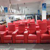 Home Theater Sofa,red Leather Vip Cinema Seating thumbnail-1