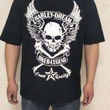 Harley Biker Legend Skull Wing Motorcycles Men's T-shirts 20FM-99866 thumbnail-1