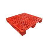 Grid Single Face Four Way 3 Skids Plastic Pallet for Warehouse thumbnail-2