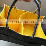 High Quality Baby Nursery Storage Bin Felt Diaper Caddy With Many Colors thumbnail-2