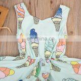 Lovely Ice Printed Newborn Baby Jumpsuit Summer Baby Girl Dress thumbnail-4