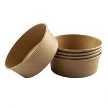 Kraft Paper Bowl China Exporter Biodegradable Soup Containers Salad Bowl Eco Friendly Food Tableware thumbnail-1