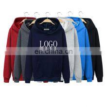 Customized 320g Heavy Hooded Brand 100% Cotton Sweater Customized Terry Long-sleeved Plus Velvet Padded Hoodie thumbnail-1