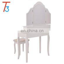 Antique Dressing Table With Mirror And Stool Made In China Dressing Table thumbnail-4