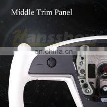 Model X S Plaid Normal White Nappa Yoke Steering Wheel For Tesla Model X S 2017-2022 Aftermarket Heated Steering Wheel Kit thumbnail-4