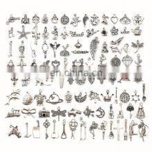 100pcs Mixed Vintage Metal Animal Birds Charms Beads DIY Bracelet Pendant Necklace Accessories For Jewelry Making Findings thumbnail-2