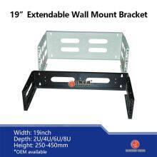 Factory OEM WS03-A3 Cold Rolled Steel Extendable 19inch Wall Mount Bracket 2u/4u/6u Networking Equipment Rack thumbnail-2