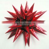 HOT SALE ! 4.5 Inch Red Iridescent / Rainbow Glossy PVC Firework Bow, Rainbow Fireworks Bow for Gift Decorations
