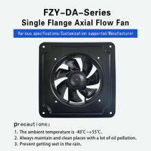 Square Fan Motor 250mm 1300rpm 230V 400V AC Industrial Ventilation Exhaust Axial Flow Air Cooling Radiator Fan