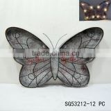 LED metal craft wought iron butterfly wall decor