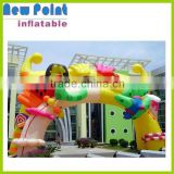 Advertisement cute outdoor inflatable arch for sale