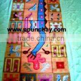 Woven Wool Tapestry / Woven Wool Rug / Woven Wool Runner / Woven Wool Wall Decor 5x2 Feet Peru thumbnail-1