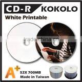Wrhite CD R Printable, cd Blanks for Recording, Cd-r Capacity 700MB thumbnail-1