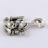 Plain Silver Oxidized Lord Ganesh Silver Pendant, 925 Silver Jewellery, Sterling Silver Jewellery thumbnail-5