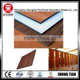 Restuarant Hall Wall Cladding Compact Laminate Board Fireproof Board Hpl Phenolic Compact Laminate Board