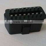 Factory Price 16pin OBD2 Male and Female Vertical Automotive Plastic Connector