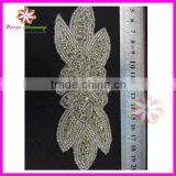 Hot Sale Latest Crystal Rhinestone Applique, Beaded Bridal Trim for Wedding Dresses China Manufacturer thumbnail-5