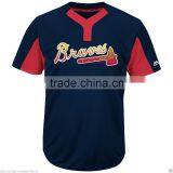 Superior Quality New Design Custom Two Button Placket and Embroidery Baseball Jerseys thumbnail-1