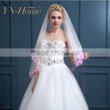 Belly Dance Silk Face Indian Muslin Wedding Veil thumbnail-2