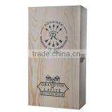 Customised Popular Wooden Wine Box Used for Two Bottles thumbnail-4