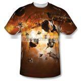 All over sublimation printed t-shirt / 3d print t-shirts / Fully printed t-shirts BI-3227